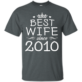 7th Wedding Anniversary Gift Ideas For Her-wife Since 2010_black=