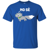 No Se Cute Spanish Gray Cat I Don't Know Funny Hispanic Tee_Black