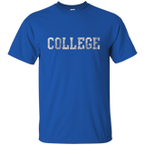Retro College Funny T Shirt_Navy