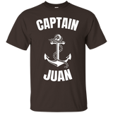 Captain Juan T-shirt Personalized Boat Captain Shirt_black=