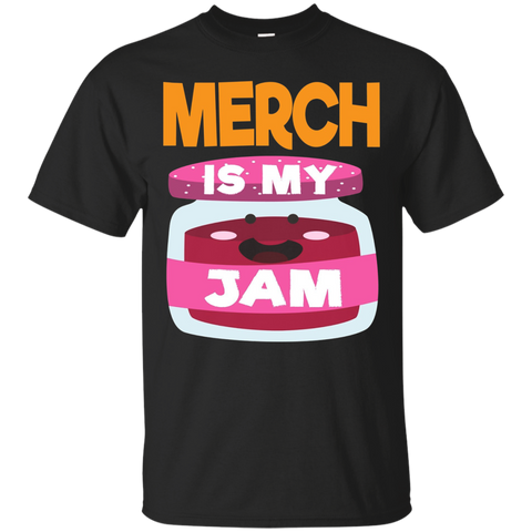 MERCH IS MY JAM Funny Merch Business T-Shirt_Black