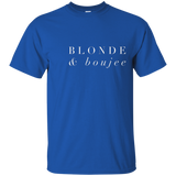 Womens Blonde & Boujee T Shirt_Navy