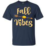 Cute Fall Shirts Autumn Apparel Fall Vibes Gift Tee_black