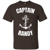 Captain Randy T-shirt Personalized Boat Captain Shirt_black=