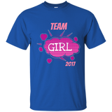 Team Girl Baby Shower Gender Reveal Party Cute Pink Gift_Navy