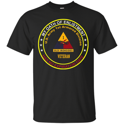 1st Armored Division Veteran - My Oath Tshirt_black=