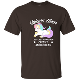 Womens Unicorn Mom Except Much Cooler Shirt_navy=