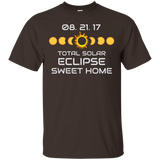 SWEET HOME OREGON Solar Eclipse Souvenir Gift T Shirt_Black