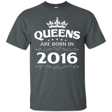 Queens Are Born In 2016 1 Year Old 1st Birthday Gift Ideas_black=