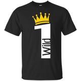 Wild One Native Baby Funny 1st Birthday Matching Shirt_black=