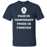 First Place Winner Pain Is Temporary Competition Trendy Tee_black=