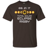 RIGBY IDAHO Solar Eclipse Souvenir Gift T Shirt_Black
