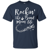ROCKIN' THE BAND MOM LIFE T-Shirt Rocking_Black