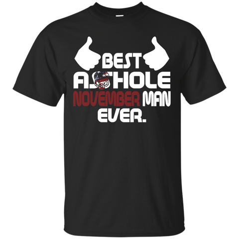 Mens Best Asshole November Man Ever T-shirt_black=