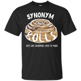 Synonym Rolls Just Like Grammar Used To Make Shirt_Black