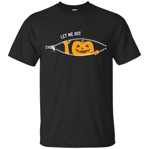 Womens Halloween Pregnancy Shirt - Pregnant Shirt - Little Pumpkin_Black