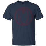 Iron Man Red Dropped Tonal Face Emblem Graphic