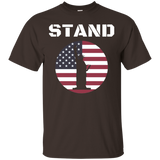 American Stand Don't Kneel Patriotic Usa T-shirt_black