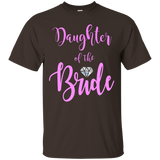 Daughter Of The Bride T Shirt Diamond Pink_black=