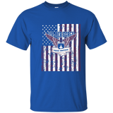 Distressed Us Air Force Proud Brother Tee Shirt_navy