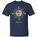 Total Eclipse TShirt Nostalgic August 21 Total Solar Eclipse_Black