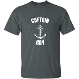 Captain Roy T-shirt Personalized Boat Captain Shirt_black=