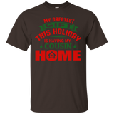 Cousin Home For Holidays T Shirt For Thanksgiving Or Xmas_black