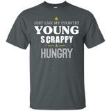 Young Scrappy and Hungry T Shirt - Just Like My Country Tee_Black