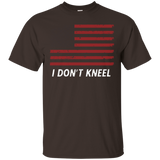 I Don't Kneel Distressed Flag T-shirt_black