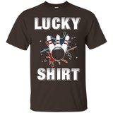 Lucky Bowling Fun Gift T-shirt Darks