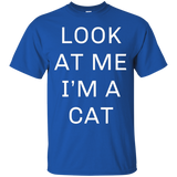 Look At Me I'm A Cat Halloween Costume Shirt Women Men Kids_black=