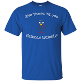 Happy Thanksgiving Turkey Gobble Wobble Tshirt, Ideal Gift_black