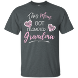 This Mom Got Promoted To Grandma Gift T-Shirt_Black