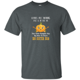 Big Sister 2018 Pregnancy Announcement Halloween T-shirt_black=