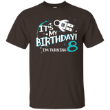 It's My Birthday I'm Turning 8 T-shirt 8th Astronaut Kids
