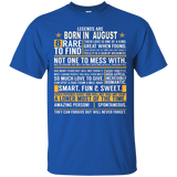 Legends Are Born In August