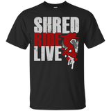 Shred Ride Live Mountainboarding Enthusiast T-shirt_black=