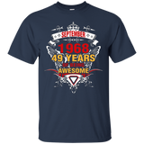 September 1968 49th Birthday 49 Years Old Gift T-Shirt_Black