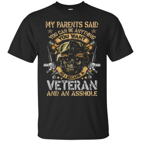 I Became A Veteran Asshole Shirt_black