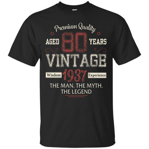 Legends Are Born In 1937 Aged 80 Years Old Vintage Awesome