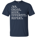 Jab Cross Hook Uppercut Repeat Funny Boxing