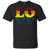 Love Rainbow Heart Flag - Gay Pride Shirt - Lgbt