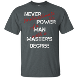 Man Masters Degree Graduation Or Career Tee_black=