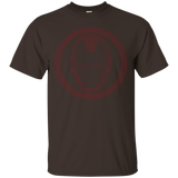 Iron Man Red Dropped Tonal Face Emblem Graphic