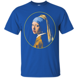 Girl With A Pearl Earring By Johannes Vermeer_black
