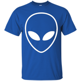 White Alien Head T-shirt_Black