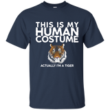 This is my Human Costume Actually I'm a Tiger Shirt_Navy