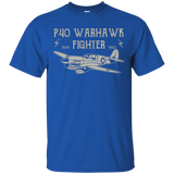P-40 Warhawk WWII Aeroplane T Shirt_Black