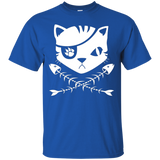 The Pirate Flag Cat T-Shirt_Black