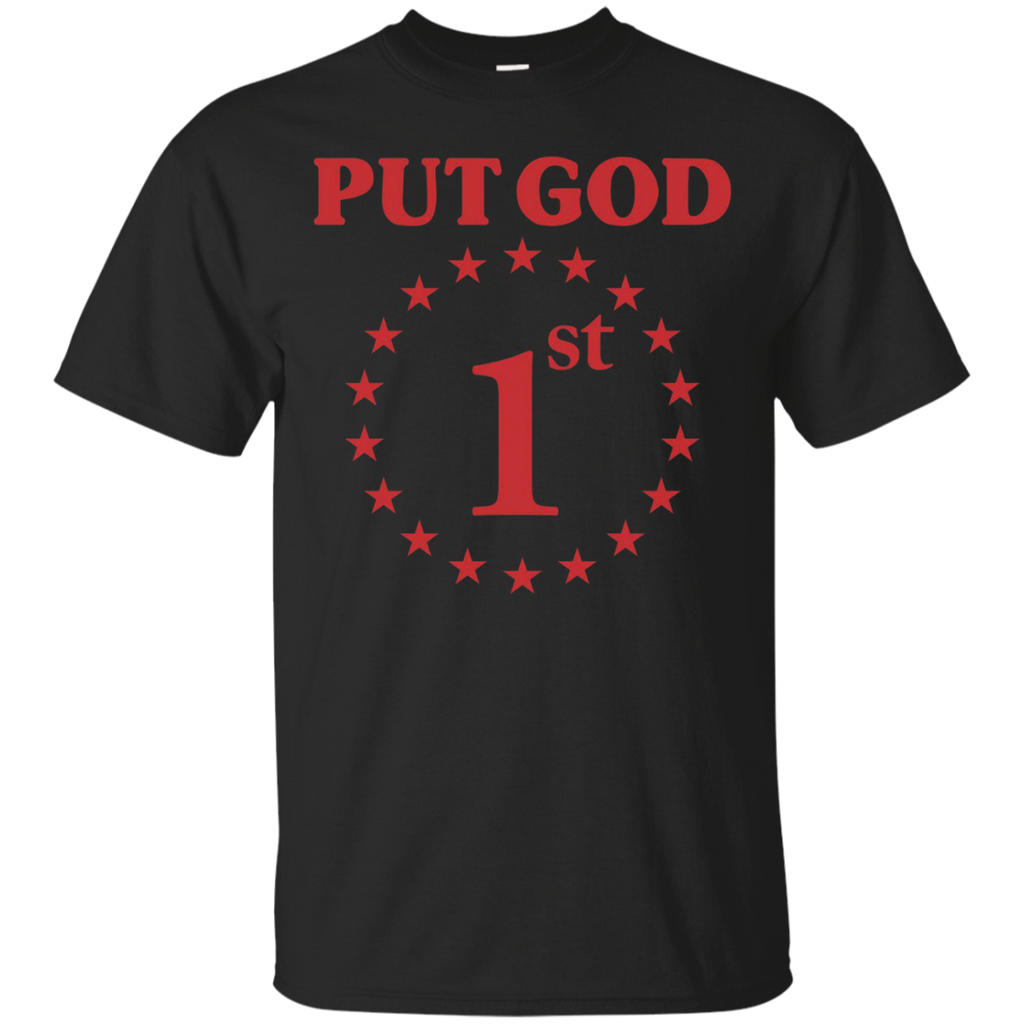 Put God First T-shirt_Black